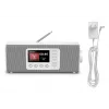 Radio personal Hama DR2002 DAB DAB+ FM 10W pantalla TFT
