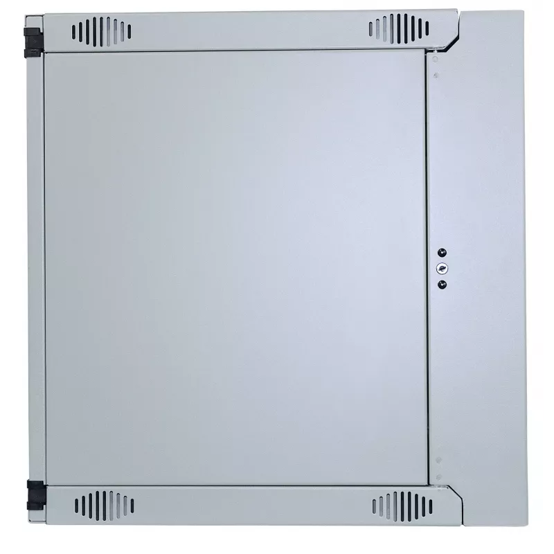Armario de red Intellinet de 19 pulgadas - montaje en pared (bastidor pivotante de dos piezas), 9U, 600 mm de profundidad, gris, Flatpack, máx. 30 kg, pivotante para acceder a la parte trasera del armario con montaje en pared, rack, profundidad útil 385 mm, piezas para montaje en pared no incluidas