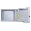 Intellinet 713818 armario de red de pared de doble sección de 19 pulgadas, 15U, gris RAL 7035
