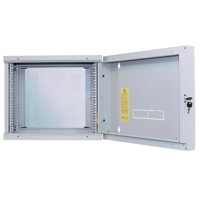 Intellinet 713818 armario de red de pared de doble sección de 19 pulgadas, 15U, gris RAL 7035