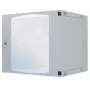 Caja de red de pared Intellinet de 19 pulgadas (dispositivo pivotante de dos piezas), 6U, 450 mm de profundidad, gris, Flatpack, máx. 30 kg, pivotante para acceder a la parte trasera con montaje en pared, rack, profundidad útil 235 mm, piezas para montaje en pared no incluidas