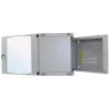 Intellinet 713870 armario de red de pared de doble sección de 19 pulgadas, 12U, gris RAL 7035
