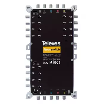 Multiconmutador de satélite Televes MS512C