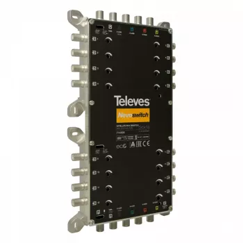 Multiconmutador de satélite Televes 714505 5 entradas 16 salidas