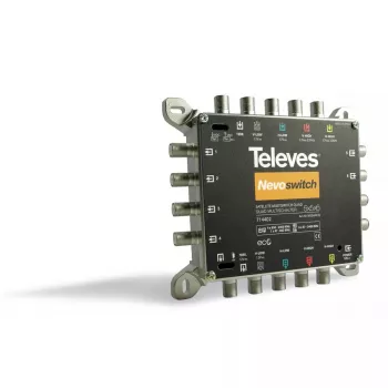 Multiconmutador de satélite Televes MS56NCQ 5 entradas 6 salidas