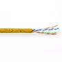 Cable de parcheo ACT CAT6 U/UTP flexible amarillo 305 m