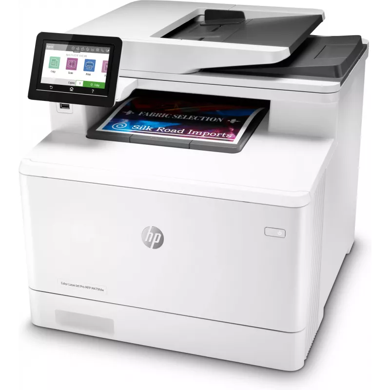 HP Color LaserJet Pro MFP M479fdw, imprimir, copiar, escanear, fax, correo electrónico, escanear a correo electrónico/PDF; impresión dúplex; ADF de 50 hojas sin curvatura