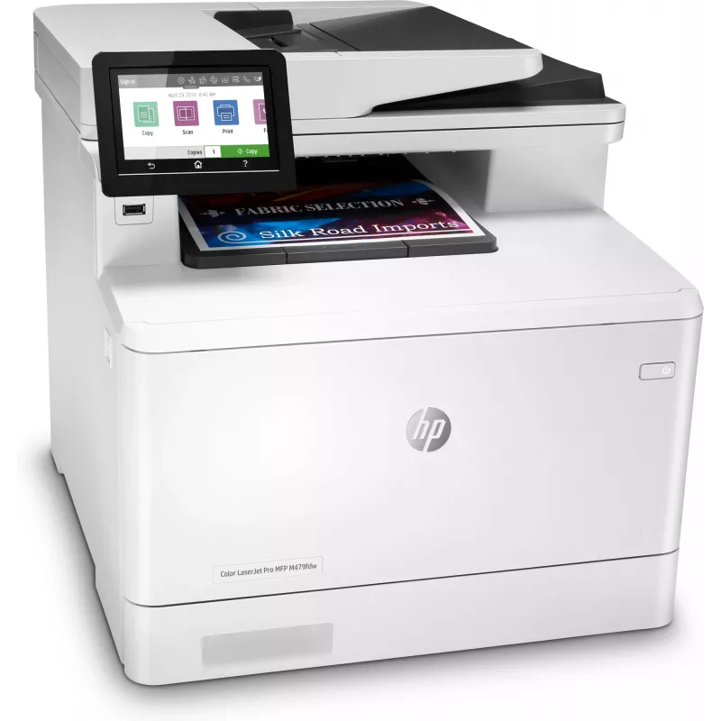 HP Color LaserJet Pro MFP M479fdw, imprimir, copiar, escanear, fax, correo electrónico, escanear a correo electrónico/PDF; impresión dúplex; ADF de 50 hojas sin curvatura