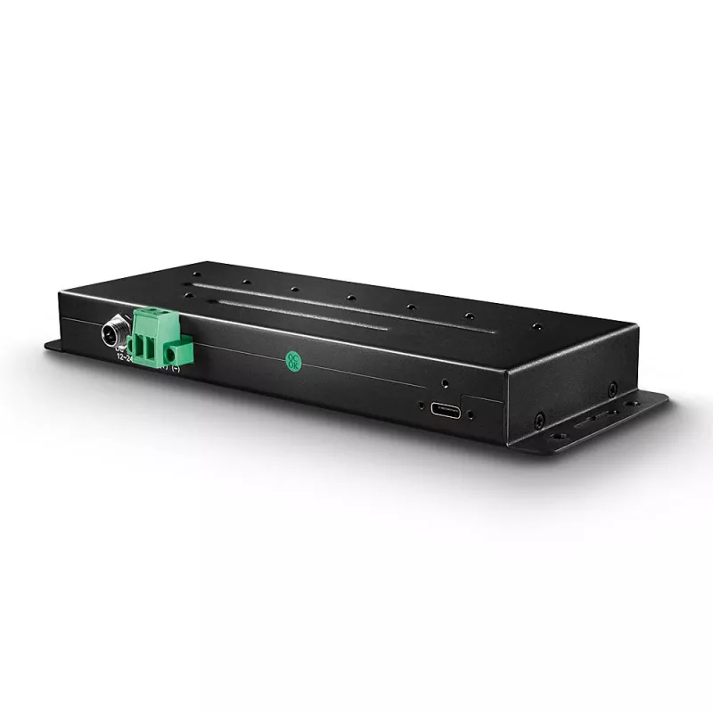 Lindy hub USB 3.2 Gen 2 de 7 puertos de metal