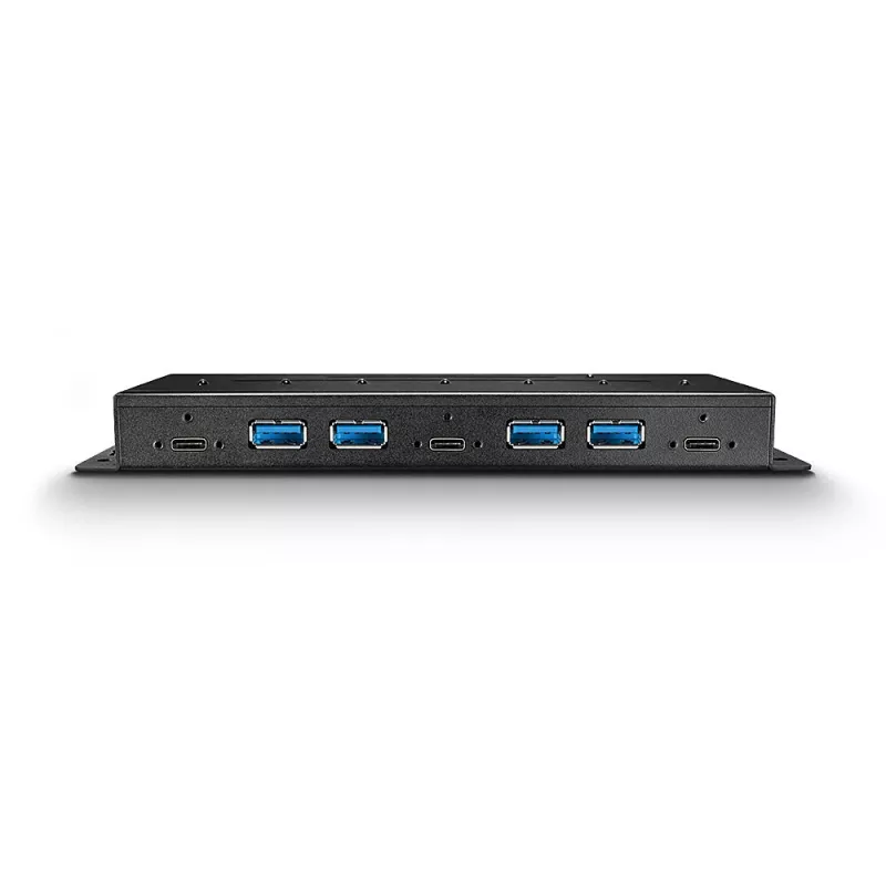 Lindy hub USB 3.2 Gen 2 de 7 puertos de metal