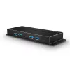 Lindy hub USB 3.2 Gen 2 de 7 puertos de metal