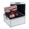 Hardcase Roadinger 30110025 para discos de vinilo contrachapado aluminio 375x375x440mm