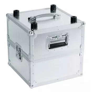 Hardcase Roadinger 30110025 para discos de vinilo contrachapado aluminio 375x375x440mm