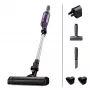 Rowenta RH1129 aspirador de escoba 2 en 1 batería en seco sin bolsa 0,4 L 100 W morado, aluminio