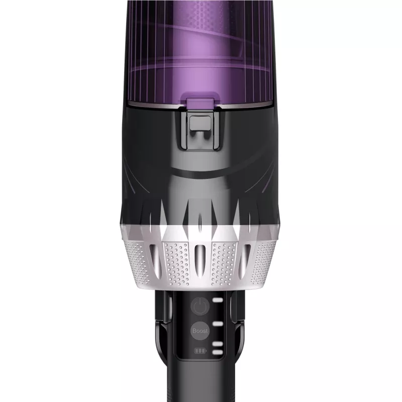 Rowenta RH1129 aspirador de escoba 2 en 1 batería en seco sin bolsa 0,4 L 100 W morado, aluminio