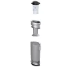 Rowenta RH1129 aspirador de escoba 2 en 1 batería en seco sin bolsa 0,4 L 100 W morado, aluminio