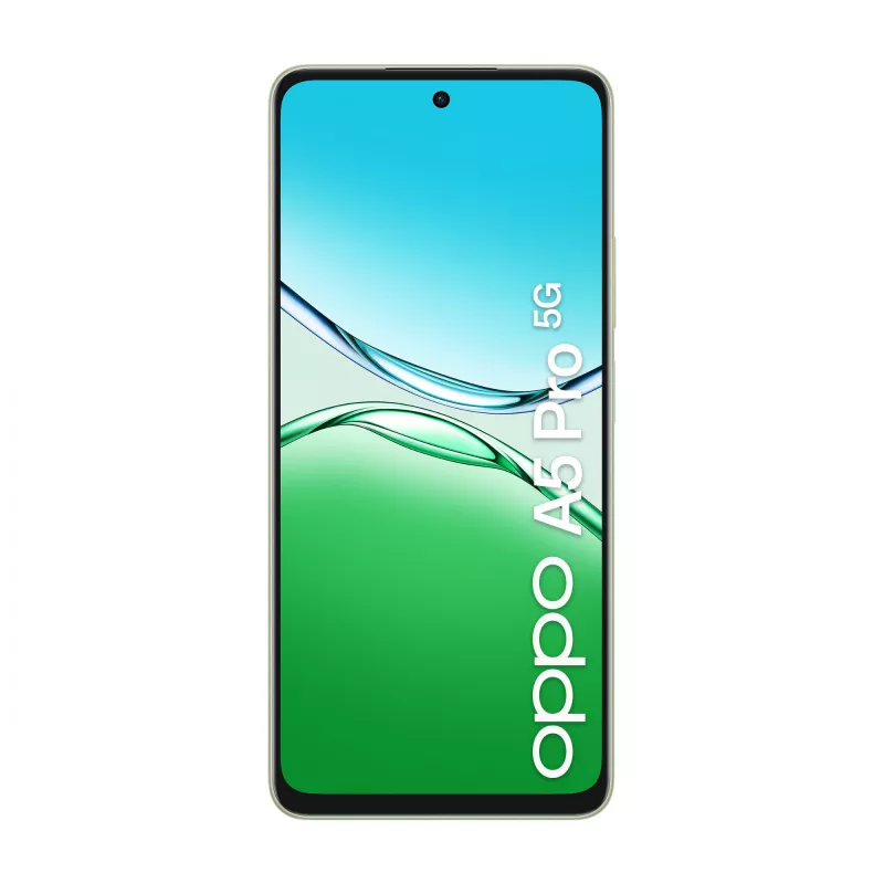 OPPO A5 Pro 5G 16,9 cm (6,67 pulgadas) Dual SIM Android 15 USB Type-C 8 GB 256 GB 5800 mAh verde, oliva