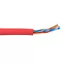 Latiguillo ACT CAT5E U/UTP flexible Rojo 305 m
