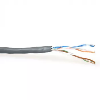 Cable ACT CAT5E U/UTP PVC rígido gris 500 m