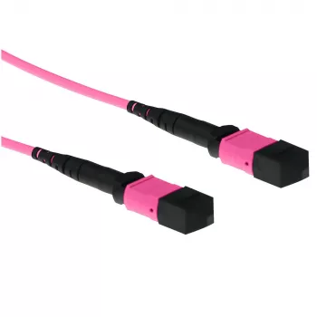 ACT 7 metros Multimodo 50/125 OM4 Polaridad B Cable de fibra óptica con conectores hembra MTP