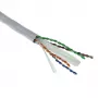 Cable de instalación fijo ACT Cat 6A U/UTP, PVC Eca 23AWG gris 305 metros