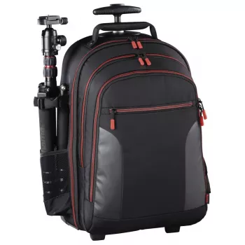 Bolso trolley Hama Miami negro, rojo