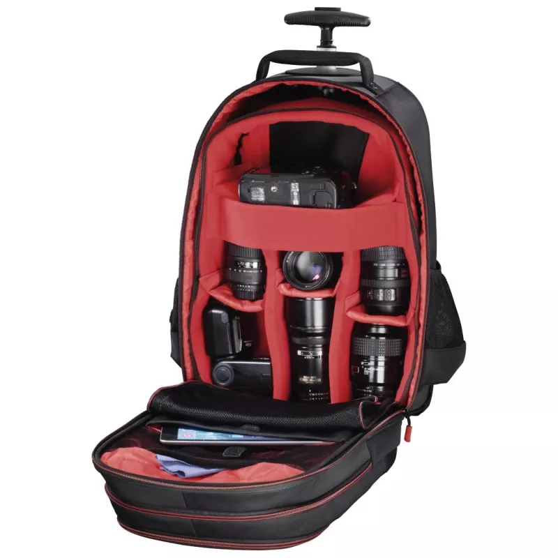Bolso trolley Hama Miami negro, rojo