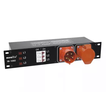 Soporte de luz Eurolite 30248372 negro rojo 380-400V 50Hz