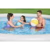 Piscina de acero Bestway Fast Set redonda inflable set de piscina 4,57 m x 84 cm capacidad 9677 L