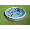 Piscina de acero Bestway Fast Set redonda inflable set de piscina 4,57 m x 84 cm capacidad 9677 L