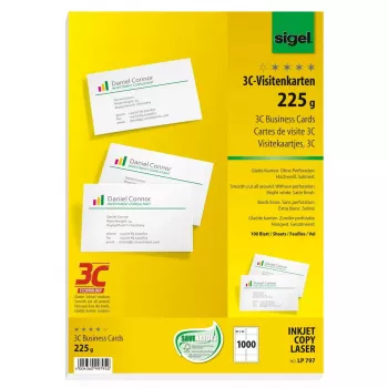 Tarjeta de visita Sigel LP797