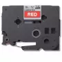 Cinta de etiquetar Brother TZ-435 blanco sobre rojo