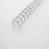 Lomos de alambre GBC WireBind 3:1 NO4 6 mm A4, blanco, 3 hojas, metal, A4, 6 mm, 297 mm