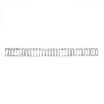 Lomos de alambre GBC WireBind 3:1 NO5 8 mm A4, plateado, 3 hojas, metal, A4, 8 mm, 318 mm