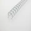 GBC WireBind RG810997 canutillos de alambre, 14 mm, 34 anillas, A4, 125 hojas, 100 uds., plateados
