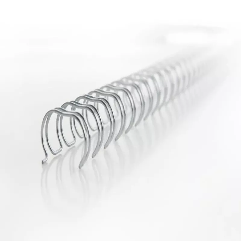 GBC WireBind RG810997 canutillos de alambre, 14 mm, 34 anillas, A4, 125 hojas, 100 uds., plateados