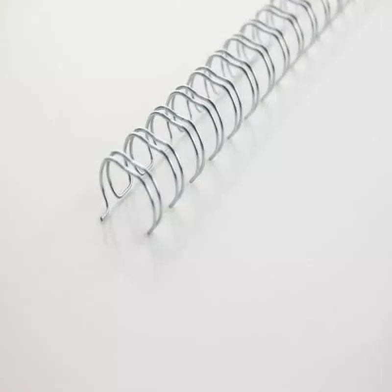 GBC WireBind RG810997 canutillos de alambre, 14 mm, 34 anillas, A4, 125 hojas, 100 uds., plateados