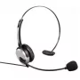 Hama auriculares con diadema con cable oficina/call center negro, plateado