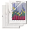 Hetzel Standard fundas para documentos, A4, PVC 0,095 mm, abiertas por el lateral y por arriba (220204)