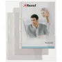 Carpeta de documentos Rexel con solapa plegable, 220 x 300 mm, transparente, 0,13 mm, 250 mm, 328 mm, 4 mm