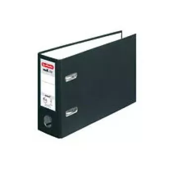Carpeta de anillas Herlitz 10842334 A5 negro