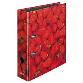 Carpeta de anillas Herlitz 10485126 A4 rosa negro rojo