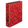 Carpeta de anillas Herlitz 10485126 A4 rosa negro rojo