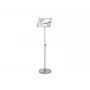 Expositor Nobo Essence A4, plata, aluminio, 340 mm, 1405 mm