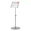 Expositor Nobo Essence A4, plata, aluminio, 340 mm, 1405 mm