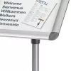 Expositor Nobo Essence A4, plata, aluminio, 340 mm, 1405 mm