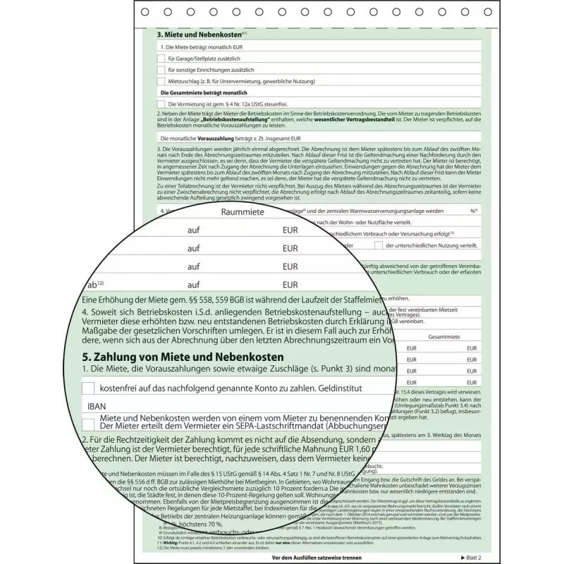 Formulario comercial Sigel MV480