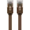 Cable de red Goobay 95896 3 m Cat6 U/UTP Marrón