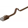 Cable de red Goobay 95896 3 m Cat6 U/UTP Marrón