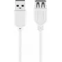 Cable alargador USB 2.0 Hi-Speed Goobay 96198 1,8 m blanco